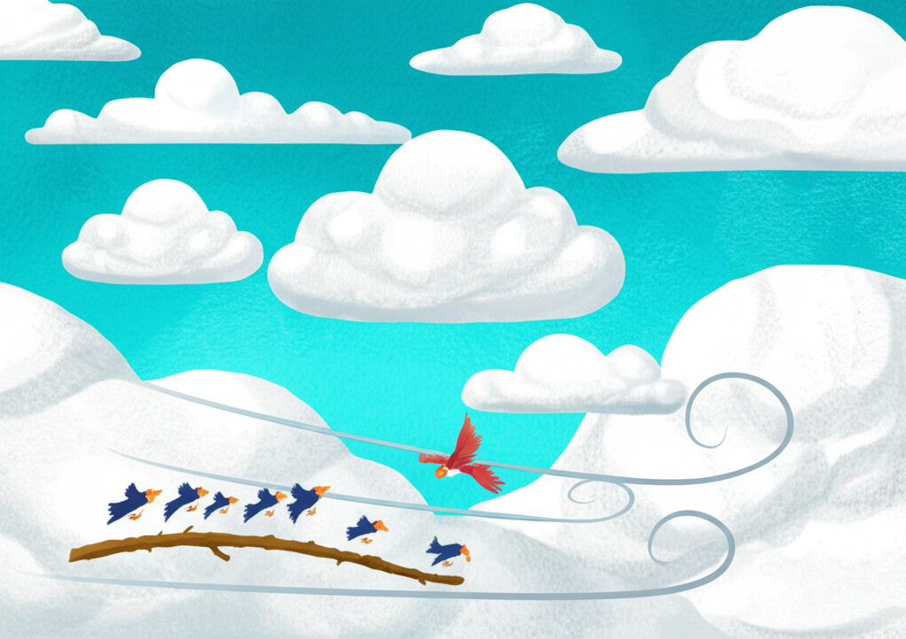 The Little Cloud's Trip