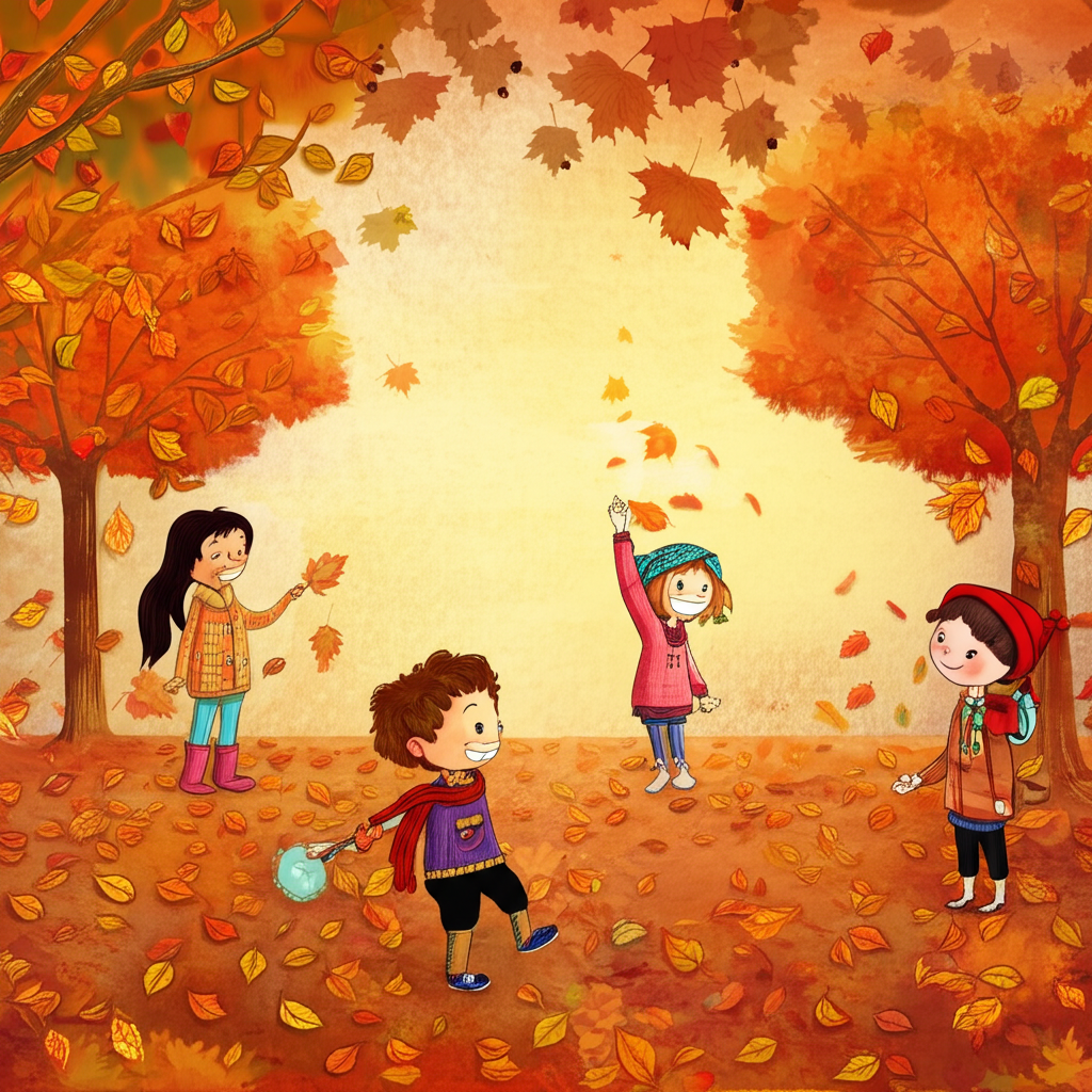 Autumn's Colorful Goodbye