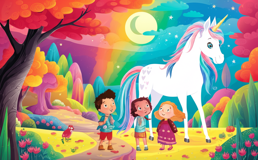 The Shy Unicorn's Friend