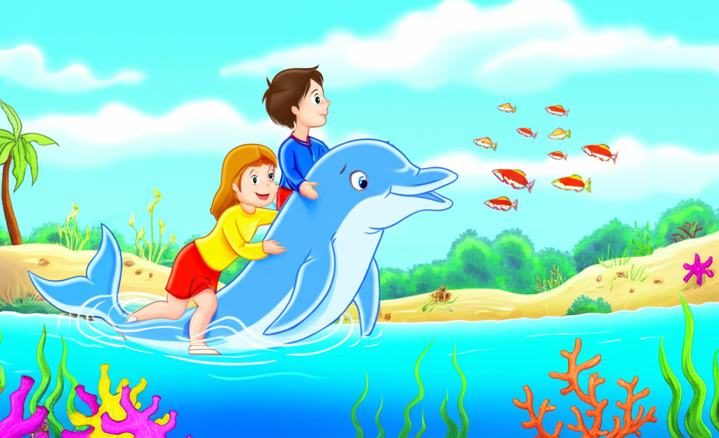 The Helpful Dolphin's Rescue