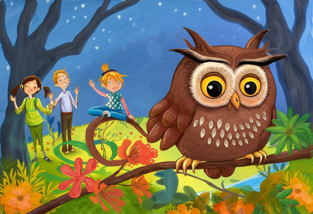 The Tired Owl's Night