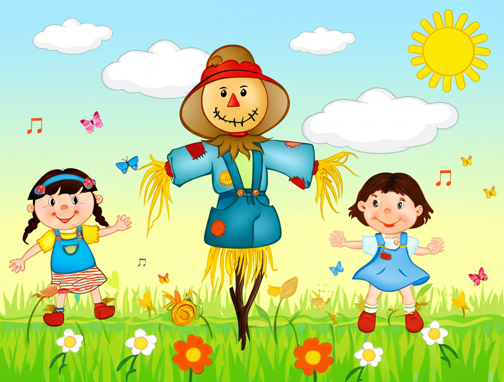 The Scarecrow's Sunny Day
