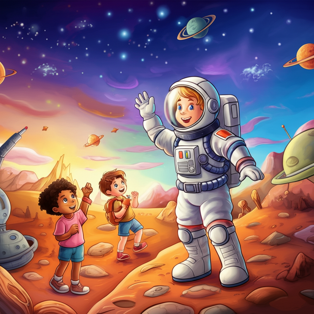 The Astronaut Visits Mars