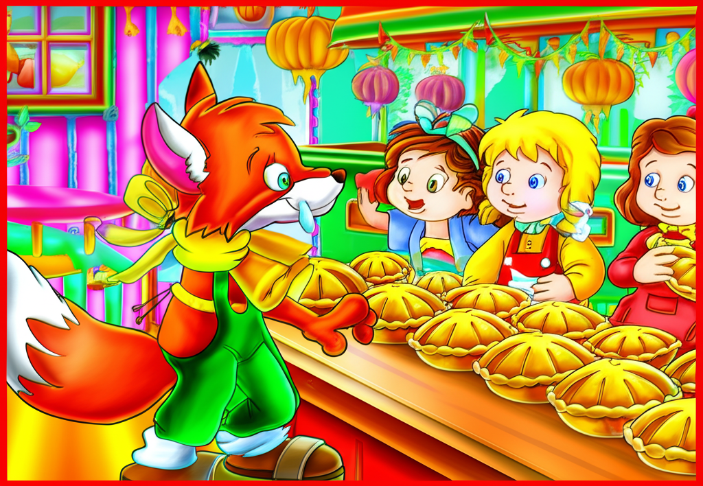 The Fox Stealing pies!