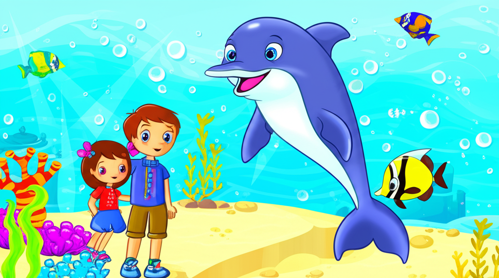 The Little Dolphin's Adventure