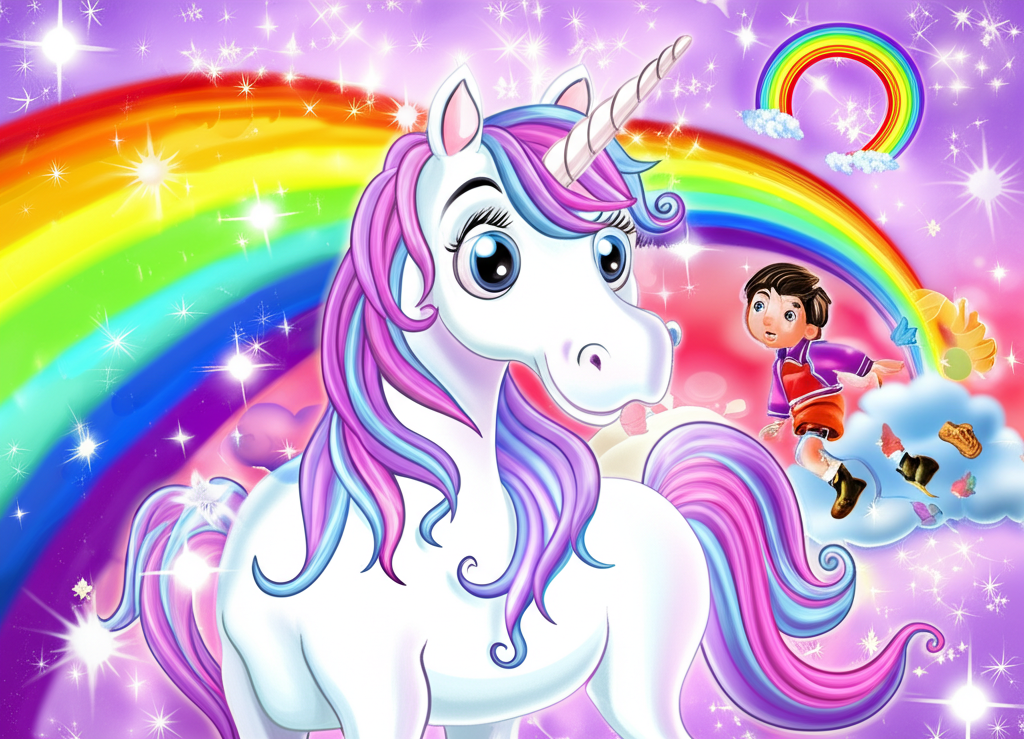 Unicorn finds Rainbow!