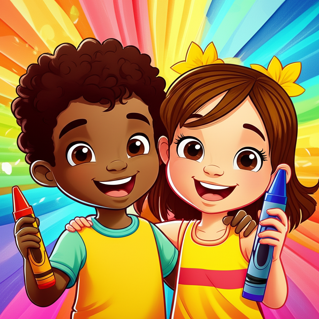 The Two Best Crayon Friends