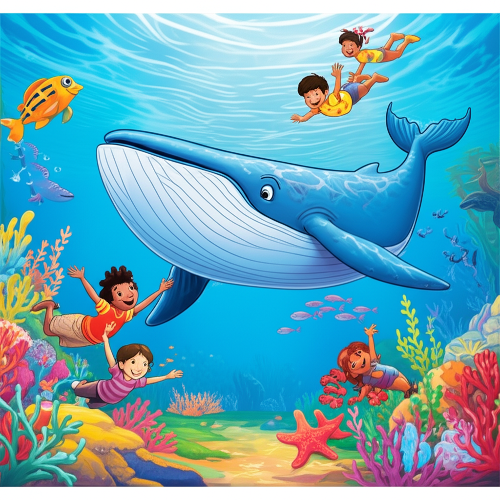 The Bouncing Blue Whale