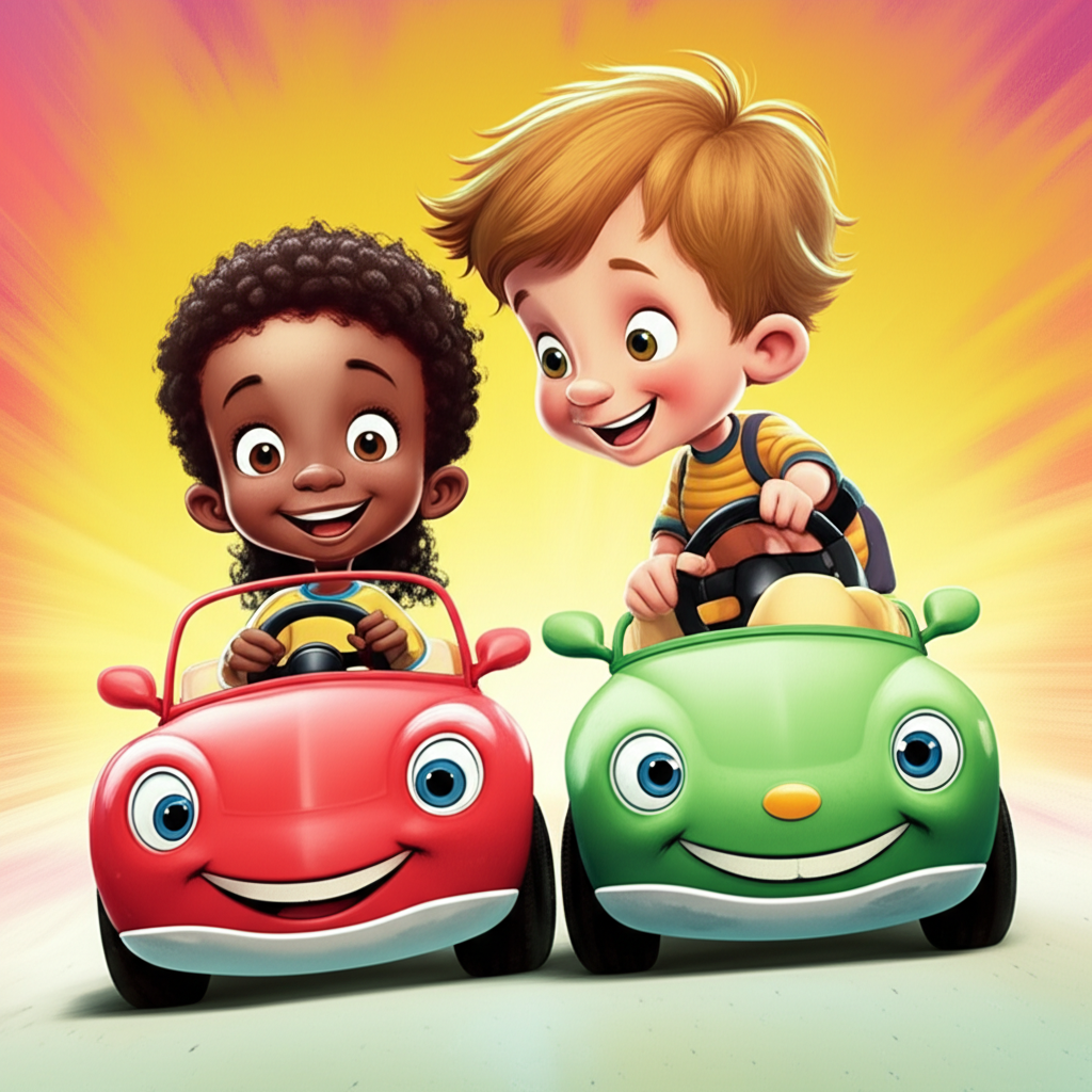 The Two Best Toy-Car Friends