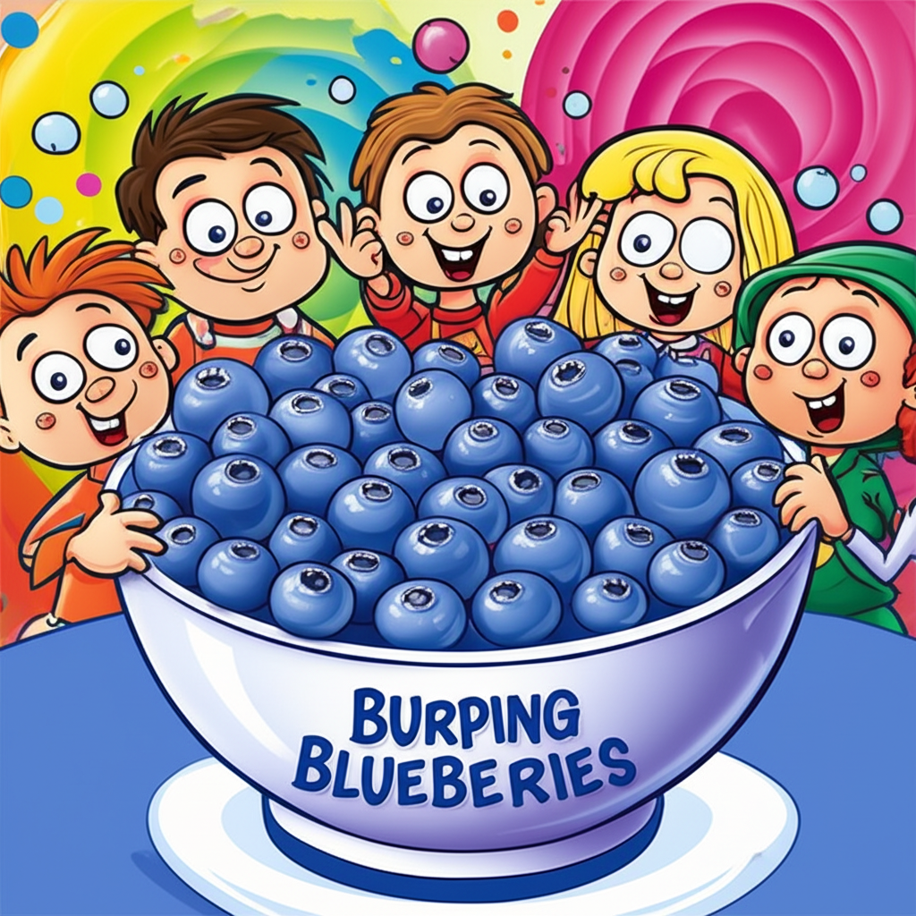 The Burping Blueberries bowl