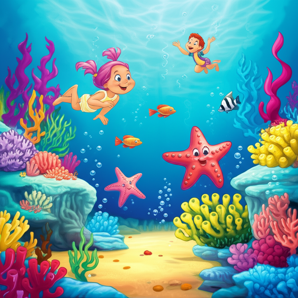 The Sassy Sea Star Sways