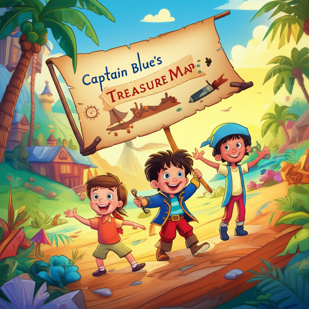 Captain Blue's Treasure Map