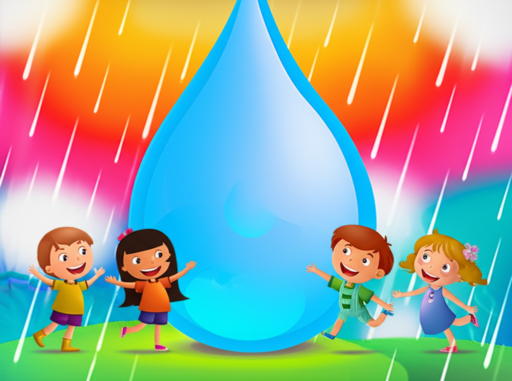 Raindrop's Journey to the Sea