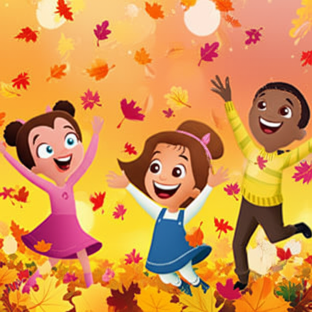 Autumn Leaves Dancing