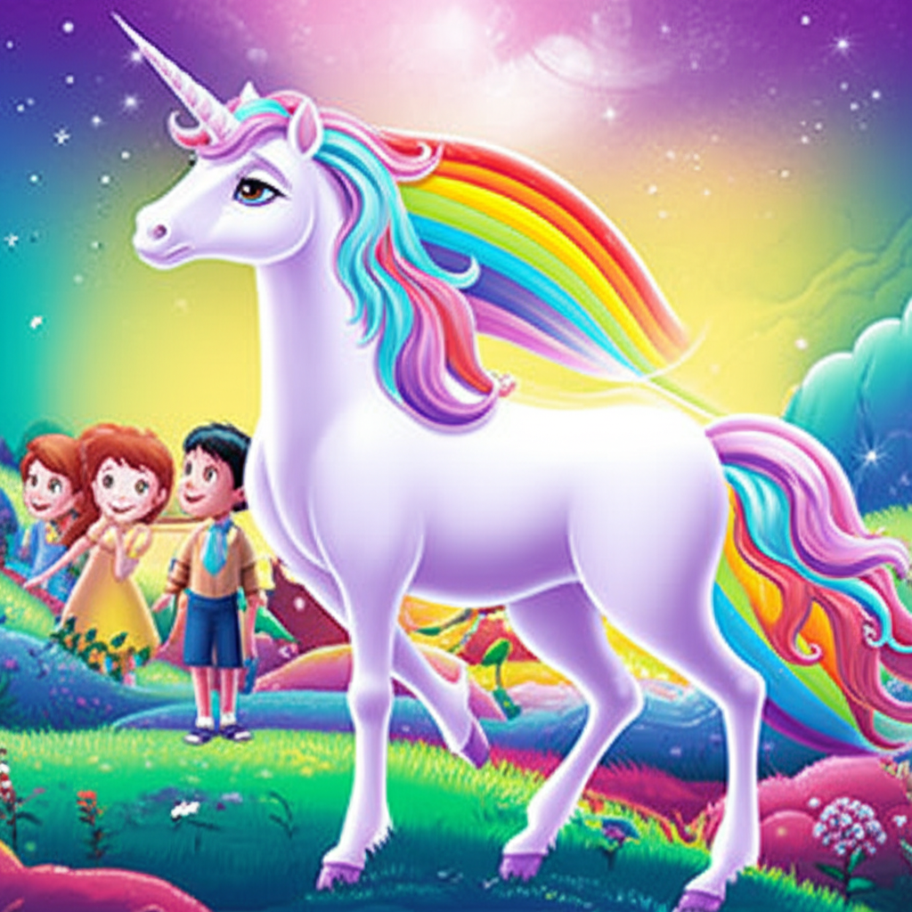 The Unicorn's Rainbow Mane