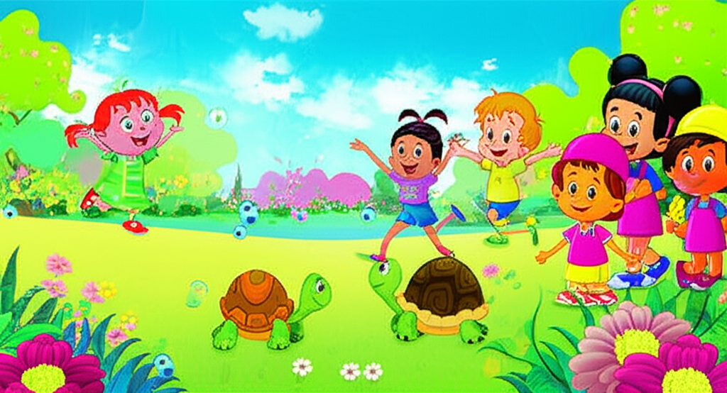 The Slow Turtle race