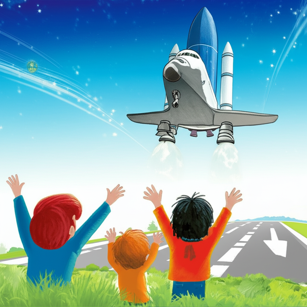 Space shuttle landing