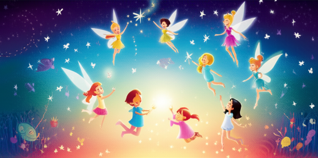 Fairies magic glow