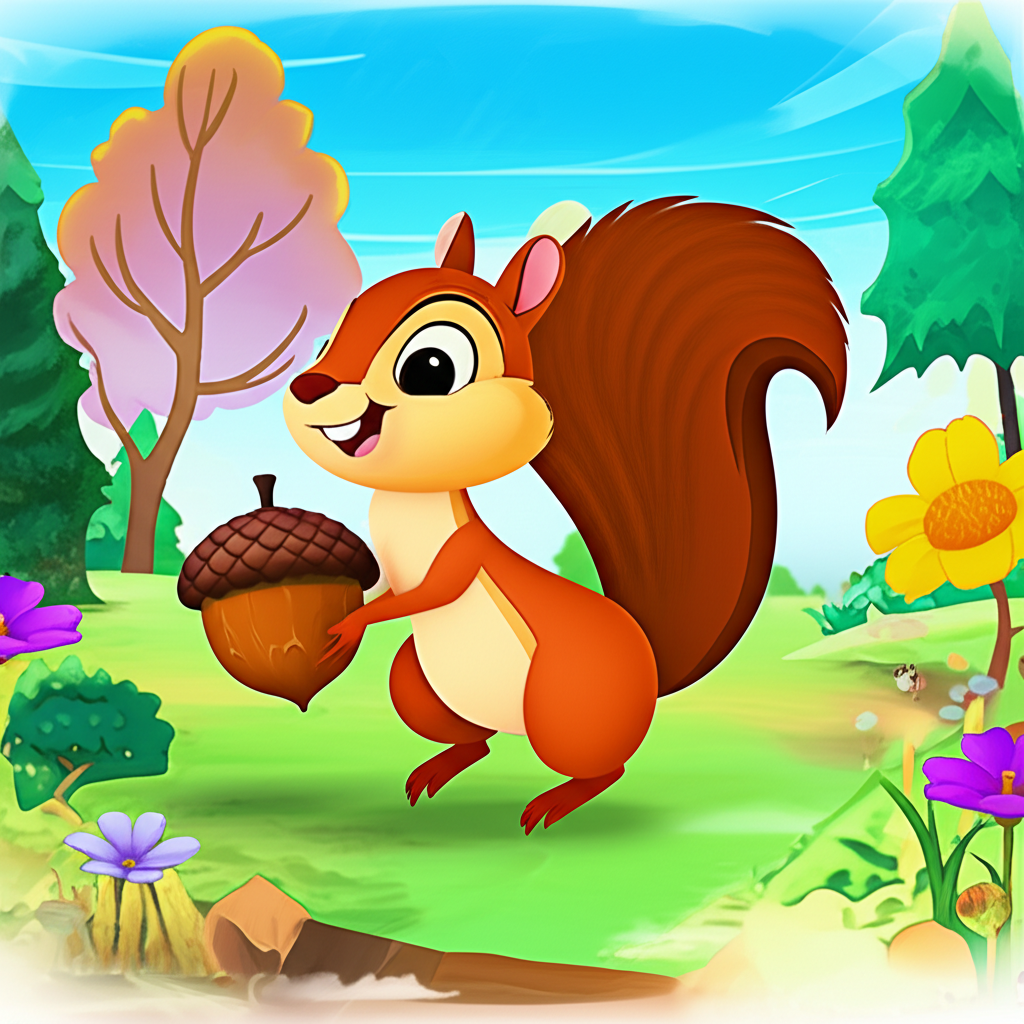 The Squirrel's Acorn Adventure