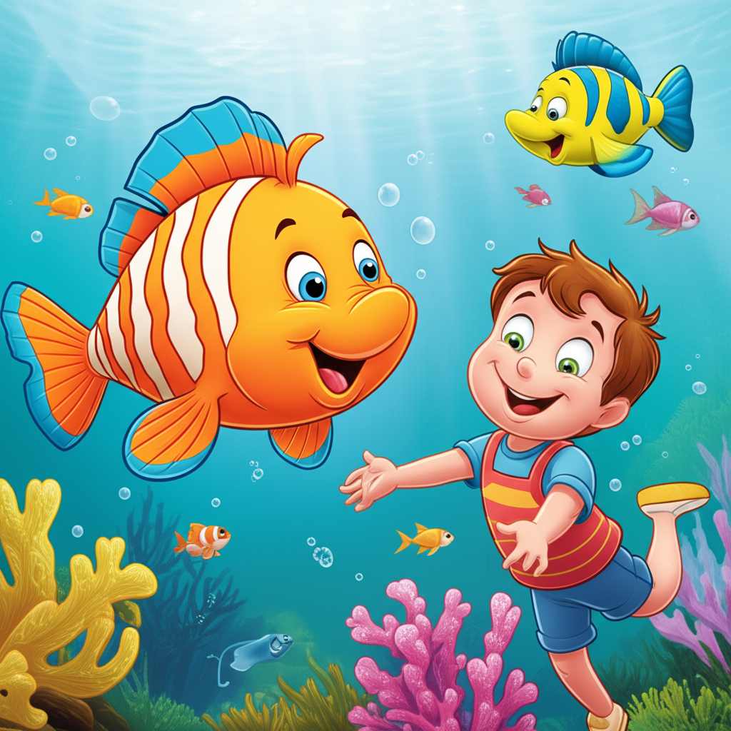 Flippy the Fish's Funny Day