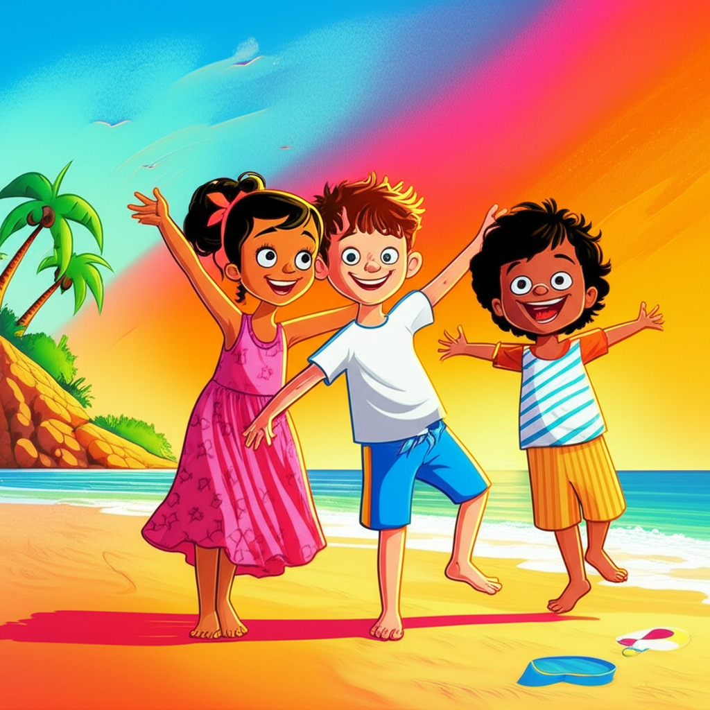 Best Friends on the Beach
