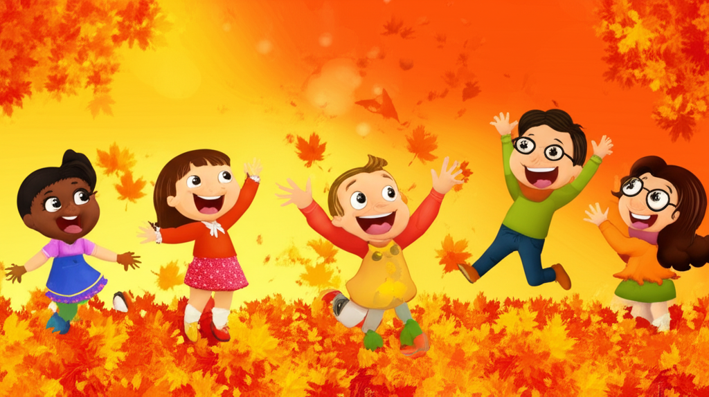Autumn Leaves' Seasons Dance
